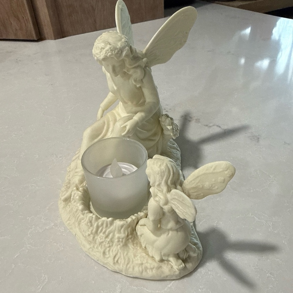 PartyLite Ariana Ivory Fairy Candle Holder - Picture 8 of 8